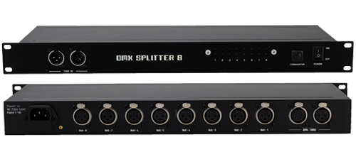 10w dmx splitter standard DMX512 8-way signal amplifier