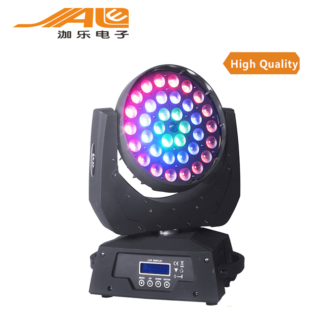 36pcs 10w RGBW 4in1 led wash Zoom Moving head stage lights
